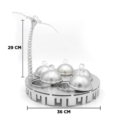طقم صواني أوعية مزخرفة