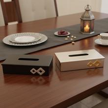 علبة مناديل معدن فاخرة