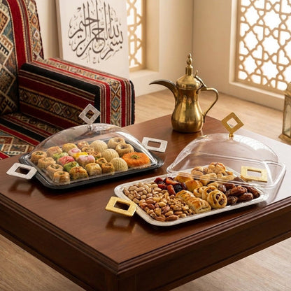طبق تقديم صغير مع غطاء Diva Lady