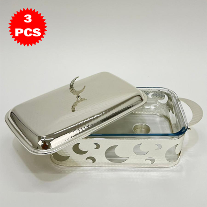 سخان تقديم طعام مع صينية بايركس 2.5 لتر