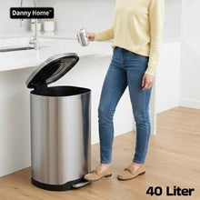 سلة مهملات سعة 40 لترًا