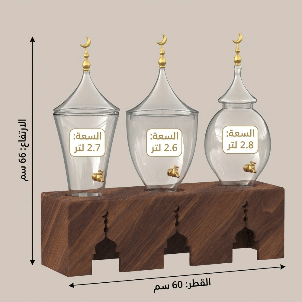 موزع مشروبات ثلاثي فاخر