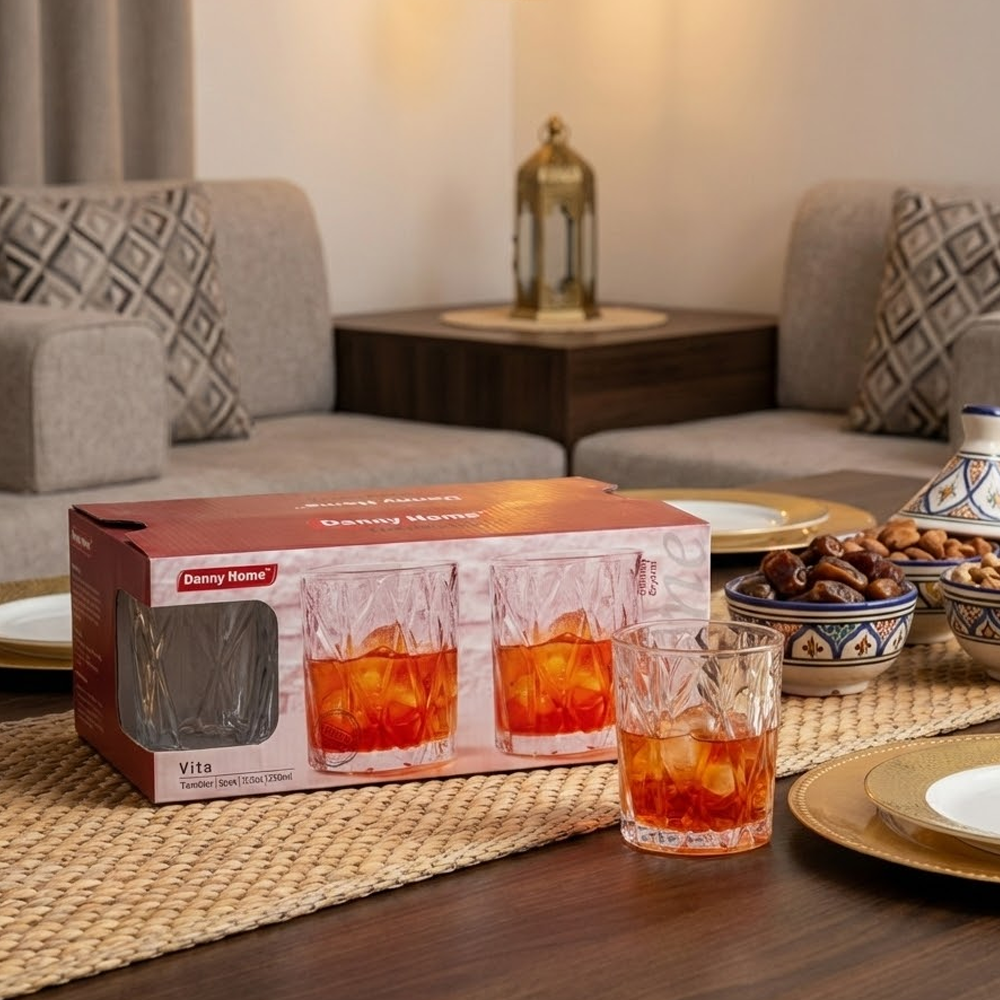 طقم اكواب تقديم زجاجية Diva Lady