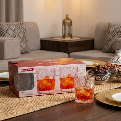 طقم اكواب تقديم زجاجية Diva Lady