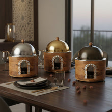 سخان طعام بقاعدة خشبية 3 لتر