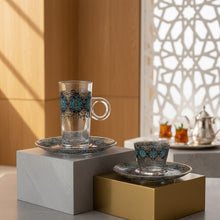 طقم استكانة وفنجان 18قطعة Diva Lady