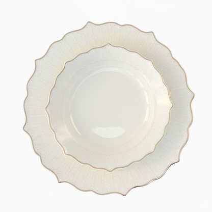 طقم أطباق مائدة فاخر 24 قطعة