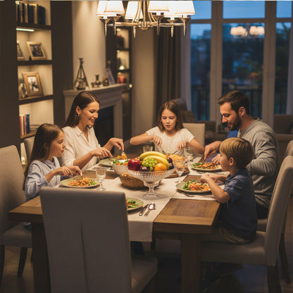 وعاء تقديم مع قاعدة كريستالية - 35.2 سم