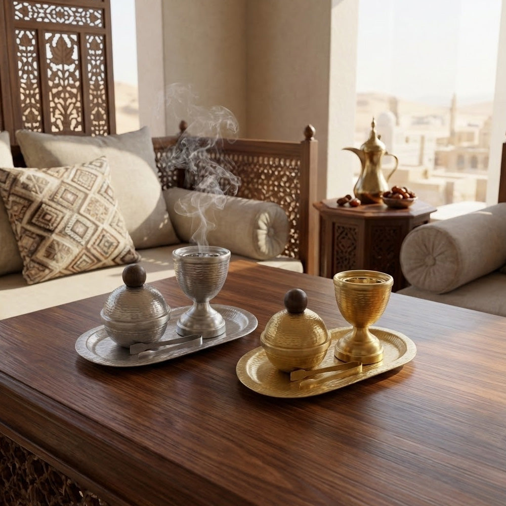 مجموعة مباخر - 4 قطع