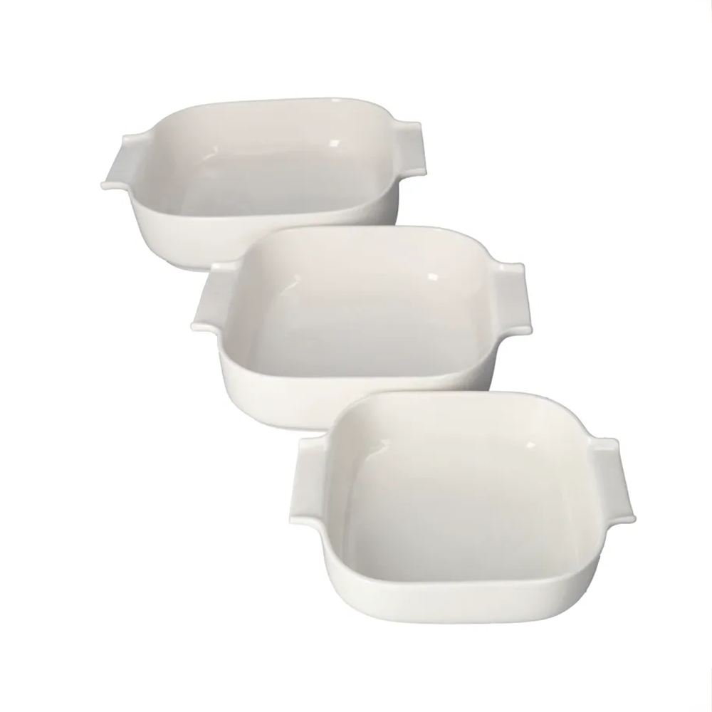 صينية فرن سيراميك مربعة