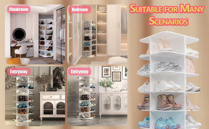 رف احذية وأكسسوارات دوار