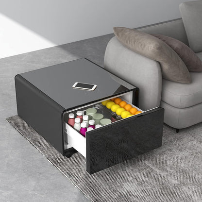 طاولة ذكية  مع ثلاجة مدمجة