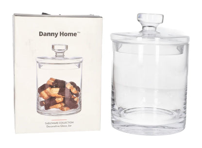 برطمان زجاجي بغطاء زجاجي