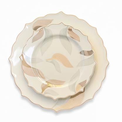 طقم أطباق مائدة فاخر 24 قطعة