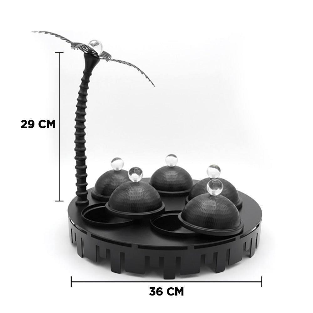 طقم صواني أوعية مزخرفة