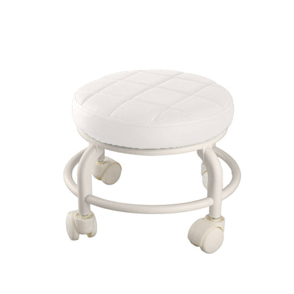 كرسي صغير بعجلات وقاعدة محززة