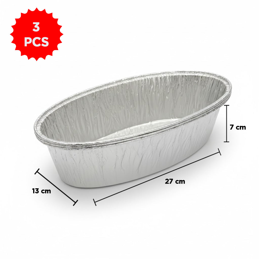 صواني خبز من رقائق الألومنيوم للاستخدام مرة واحدة