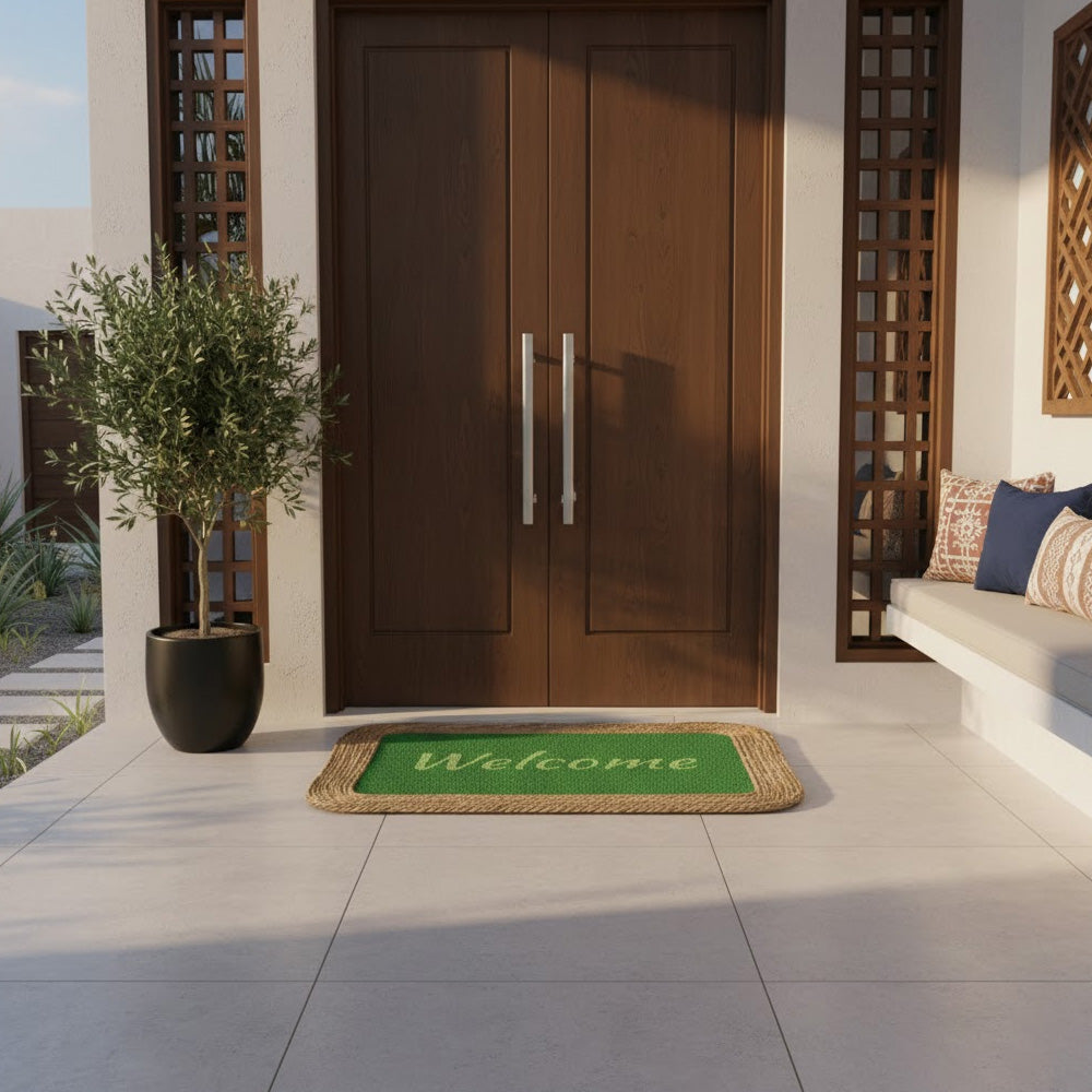 سجادة باب من الجوت