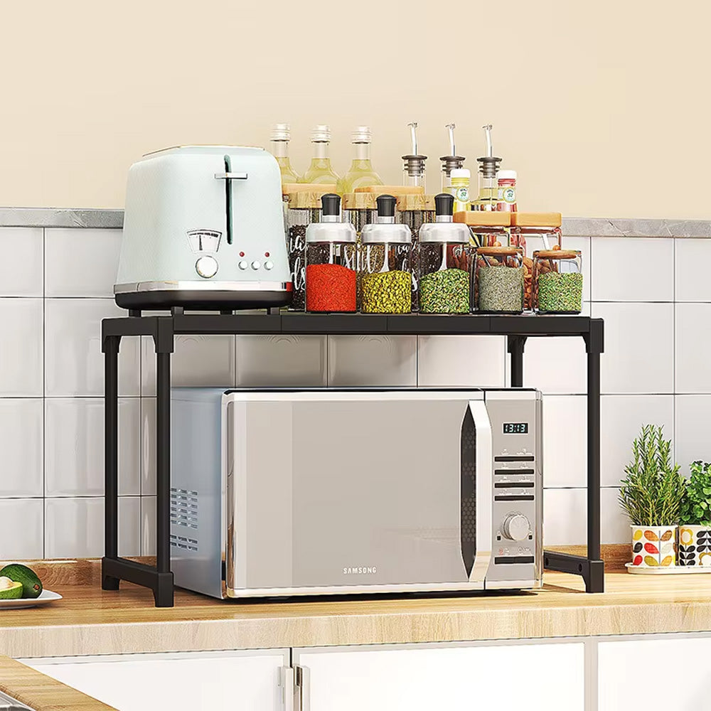 رف تخزين للمطبخ مع منظم للتوابل