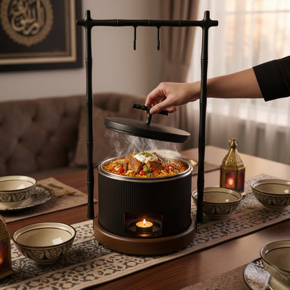 سخان طعام معلق سعة 3 لترات مع حامل