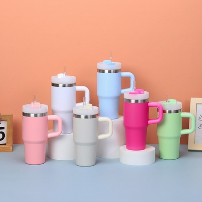 كوب حراري ستانلس بيد مع غطاء