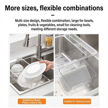 درج الأطباق فوق الحوض