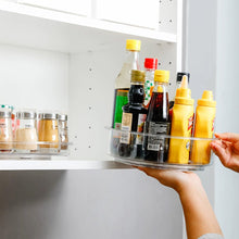 صينية تنظيم شفافة دوارة 360 درجة