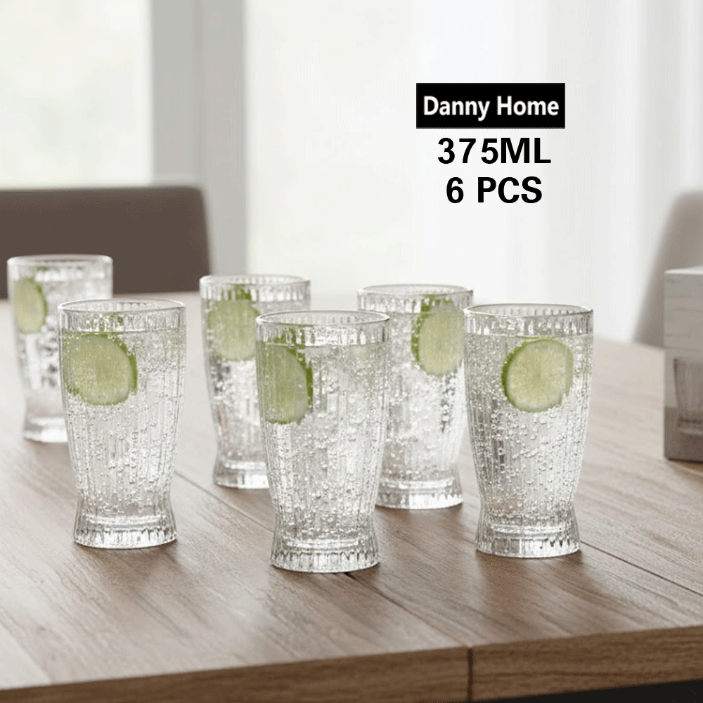 أكواب تومبلر الكريستالية اللامعة 6 قطع