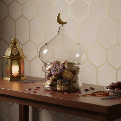 جرة زجاجية قمرية