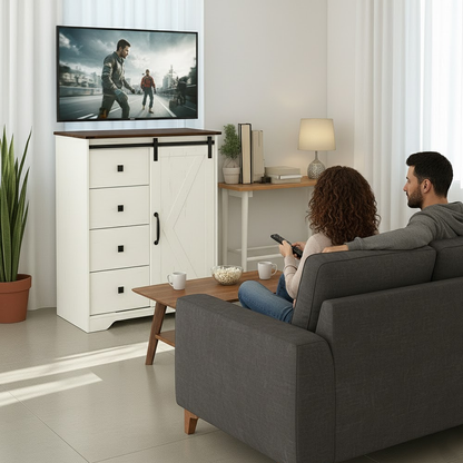 خزانة تخزين أنيقة بتصميم عصري