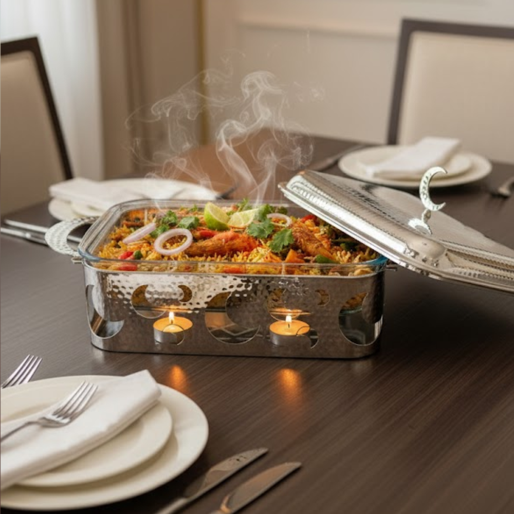 سخان تقديم طعام مع صينية بايركس 2.5 لتر