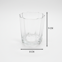 طقم أكواب زجاجية كلاسيكية – 4 قطع (245 مل)