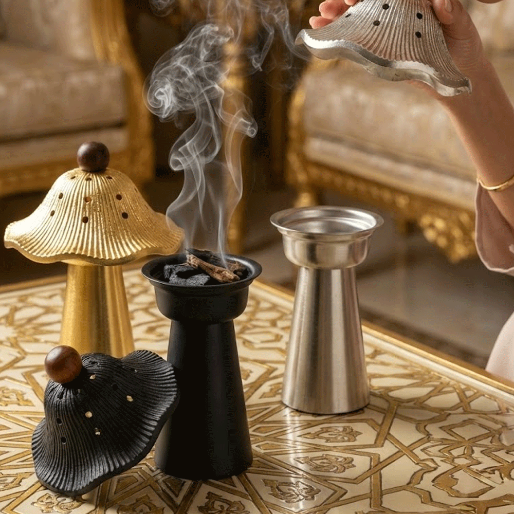 مبخر معدني بتصميم فطر