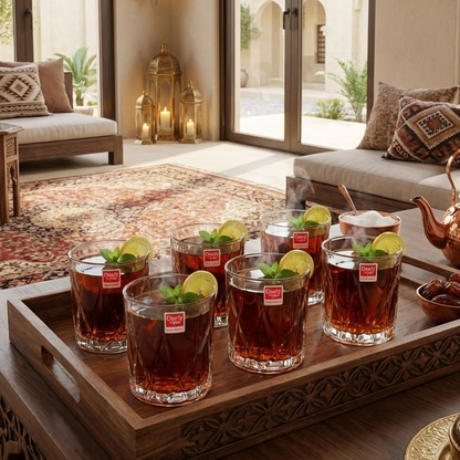 طقم اكواب تقديم زجاجية Diva Lady