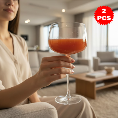 طقم كؤوس زجاجية فاخرة