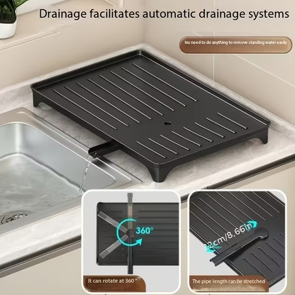استاند مطبخ مع صينية تصريف تلقائي