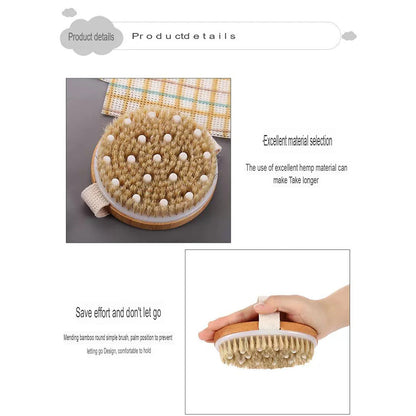 فرشاة الجسم البيضاوية المحمولة