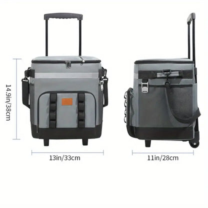 حقيبة مبرد بعجلات