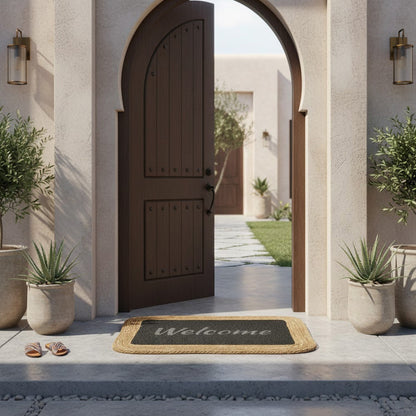 سجادة باب من الجوت