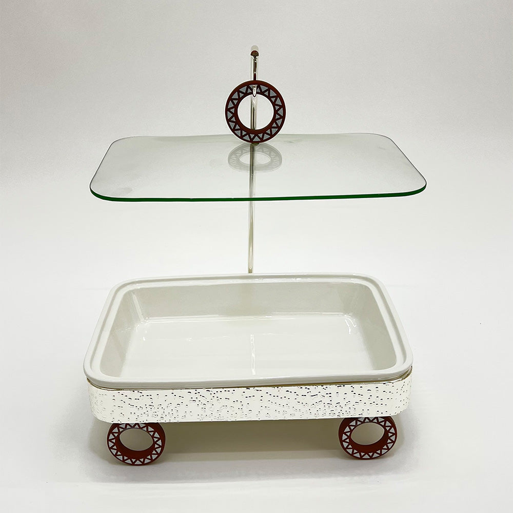 سخان طعام بقاعدة عجلات سعة 2.5 لتر