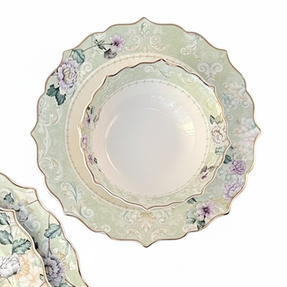 طقم أطباق مائدة فاخر 24 قطعة