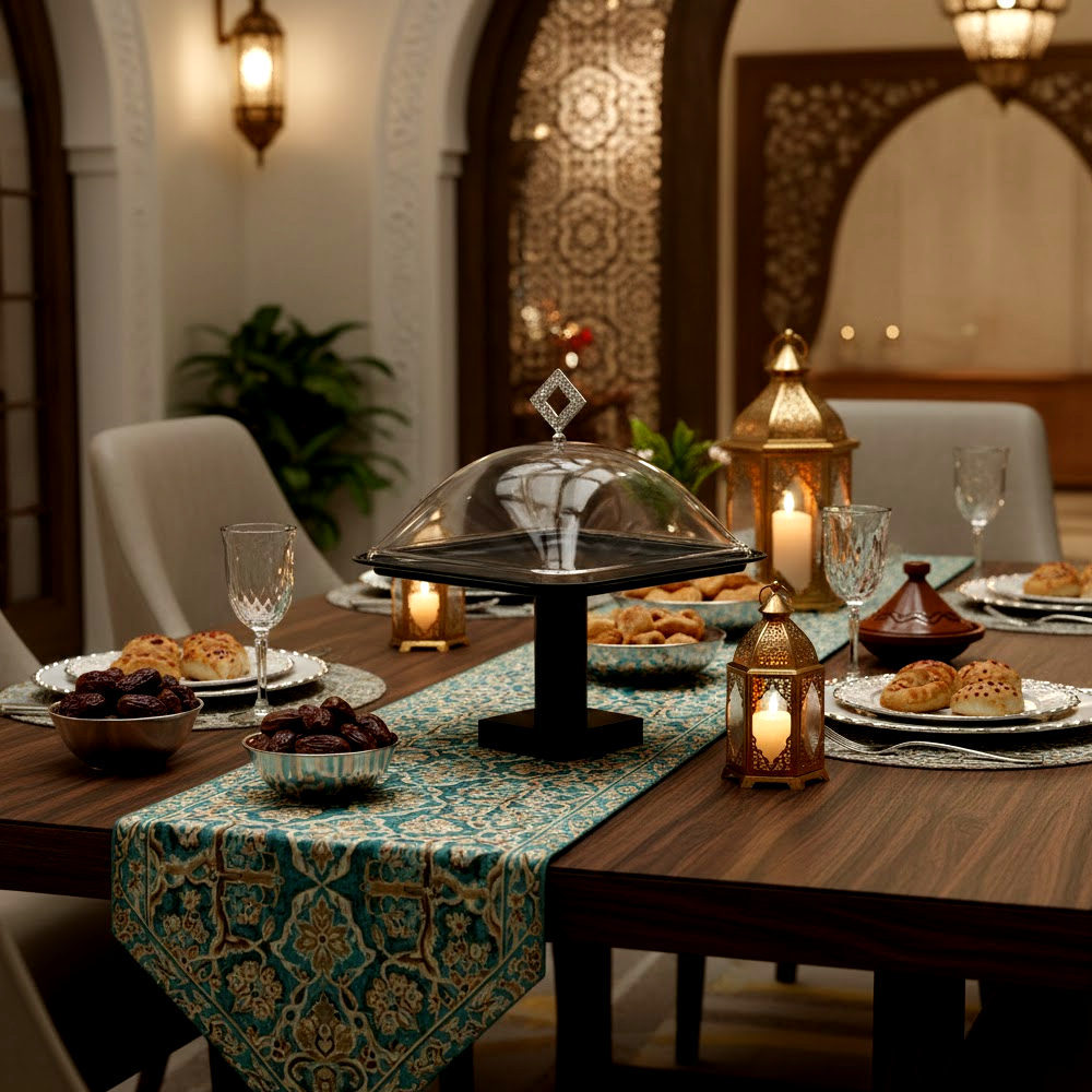 طبق تقديم كيك بغطاء صغير Diva Lady