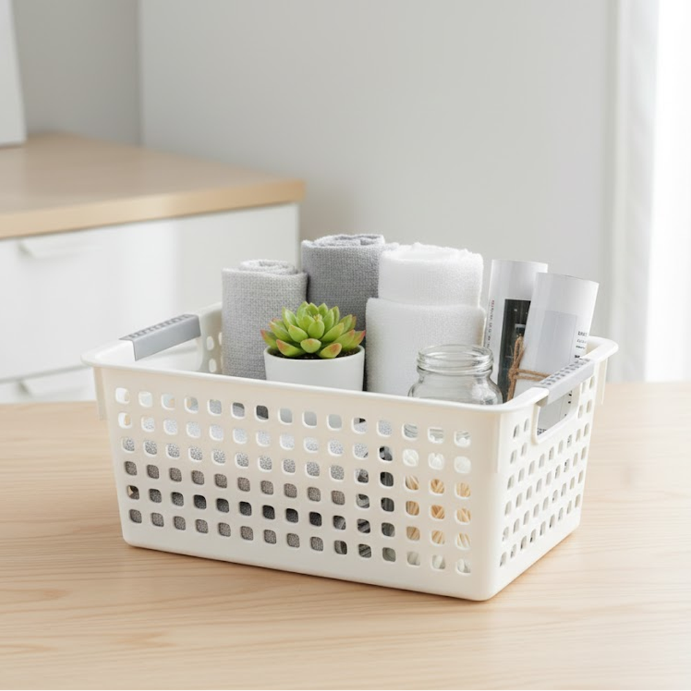 سلة تخزين منزلية متعددة الاستخدامات