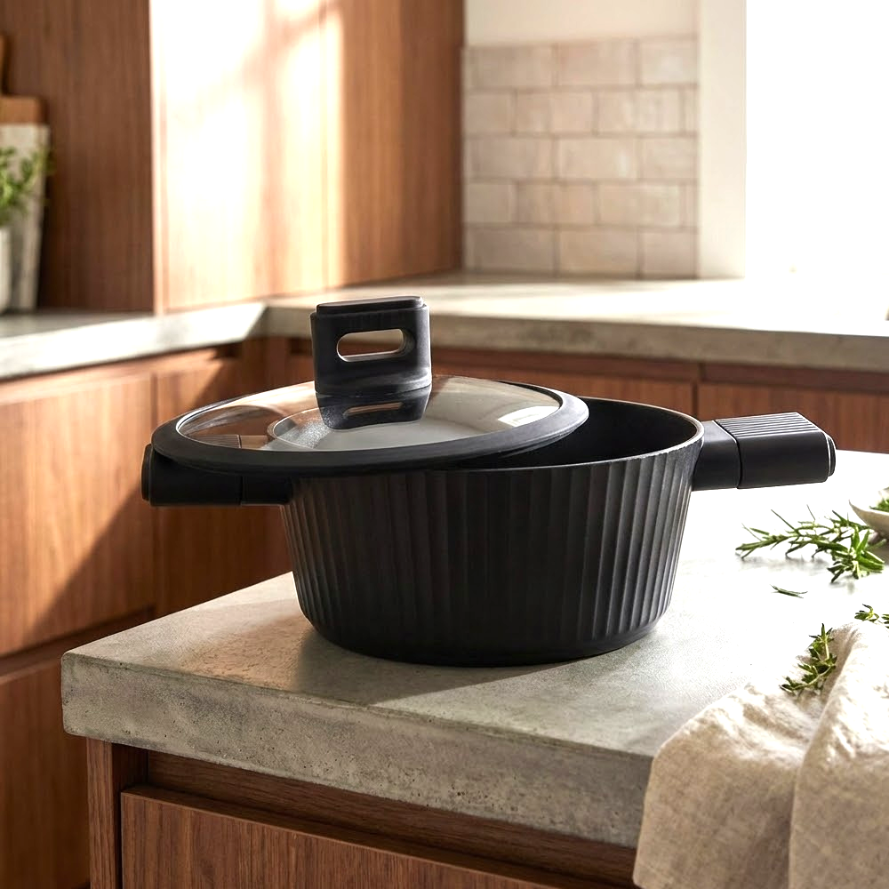 مقلاة طهي بغطاء زجاج Danny Home