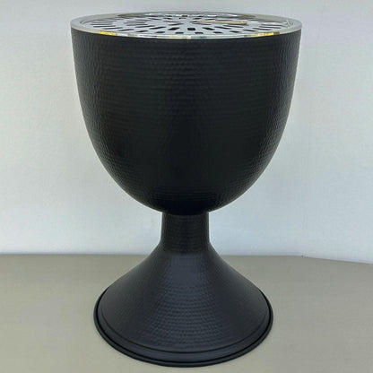 دوة و شواية معدنية على شكل كأس