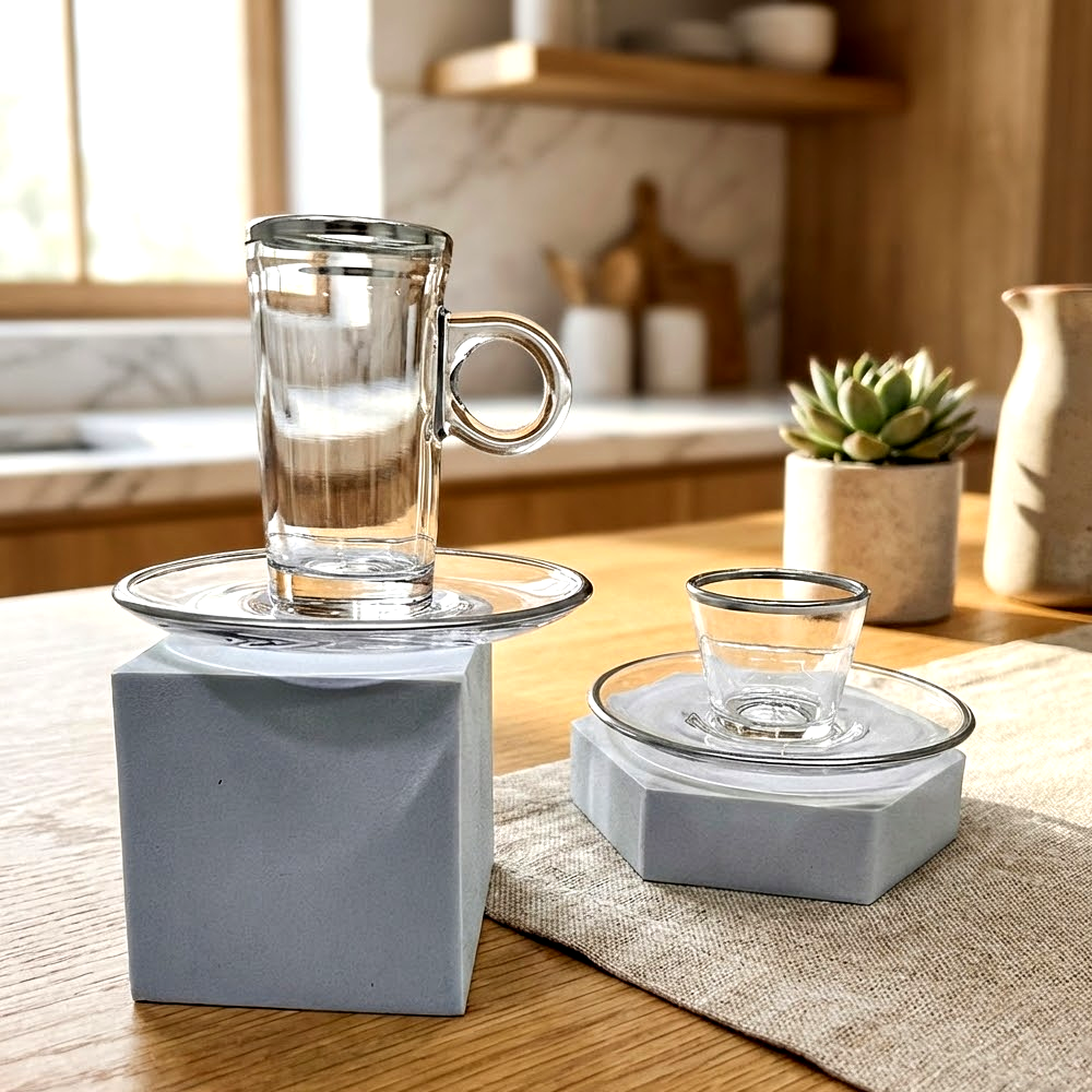 طقم استكانة وفنجان 18قطعة Diva Lady