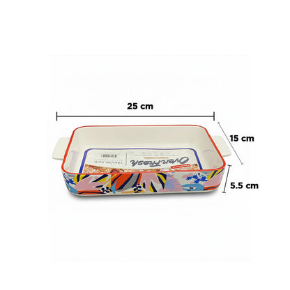 صينية سيراميك بنقش زهور ملونة Danny Home