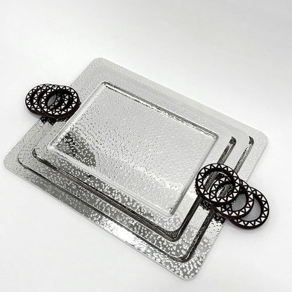 طقم صواني تقديم مكون من 3 قطع