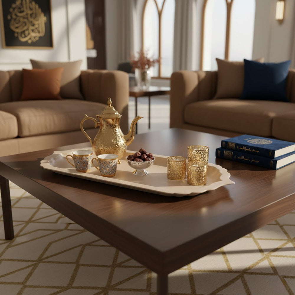 صينية تقديم مستطيلة- كبير