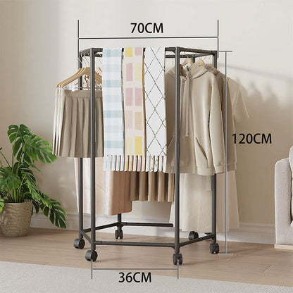 حامل ملابس دائري متحرك